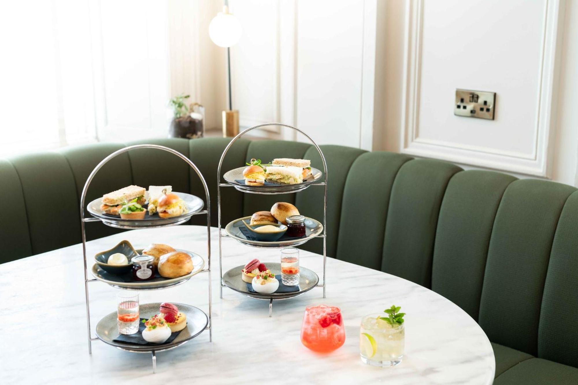 Kimpton Blythswood Square Hotel & Spa By Ihg Глазго Экстерьер фото Afternoon tea at the St Pancras Renaissance Hotel, London